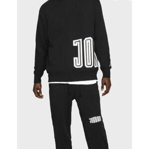 Nike $80 Air Jordan Sport DNA Fleece Pullover Hoodie Men’s  Black M  DV7724